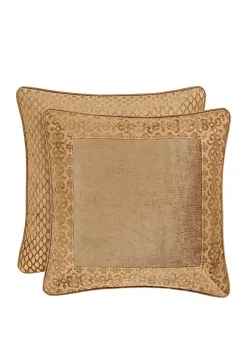 J. Queen New York Sicily Gold Euro Sham -J. Queen New York Belk 1027