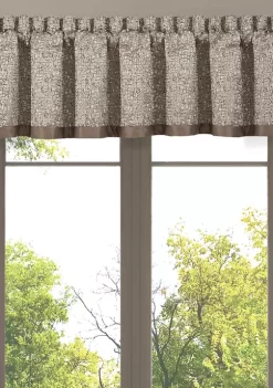 J. Queen New York Cracked Ice Window Straight Valance