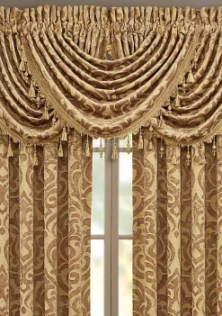J. Queen New York Sicily Gold Waterfall Valance