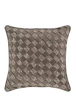 J. Queen New York Cracked Ice 18 Inch Square Decorative Throw Pillow