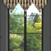 J. Queen New York MELINA WINDOW ASCOT VALANCE -J. Queen New York Belk 1208