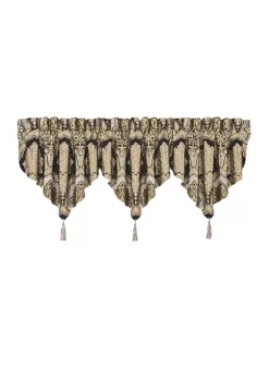 J. Queen New York MELINA WINDOW ASCOT VALANCE -J. Queen New York Belk 1210