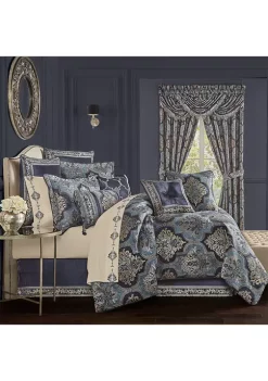 J. Queen New York Middlebury Indigo Euro Sham -J. Queen New York Belk 1220