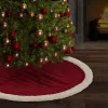 J. Queen New York Casey Sherpa - Tree Skirt Quilted Christmas Tree Skirt -J. Queen New York Belk 1222