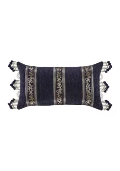 J. Queen New York Middlebury Indigo Boudoir Decorative Throw Pillow -J. Queen New York Belk 1271