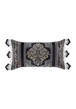 J. Queen New York Middlebury Indigo Boudoir Decorative Throw Pillow -J. Queen New York Belk 1273