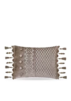 J. Queen New York Sicily Decorative Boudoir Pillow