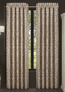 J. Queen New York Milan Oatmeal 84 Inch Window Panel Pair 9 J. Queen New York Milan Oatmeal 84 Inch Window Panel Pair -J. Queen New York Belk 1362