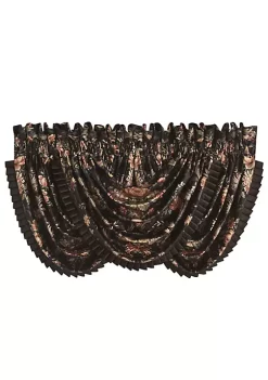 J. Queen New York CHANTICLEER WINDOW WATERFALL VALANCE 8 J. Queen New York CHANTICLEER WINDOW WATERFALL VALANCE -J. Queen New York Belk 1380