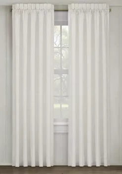 J. Queen New York Waterbury Egg Shell 84 Inch Window Panel Pair -J. Queen New York Belk 1395