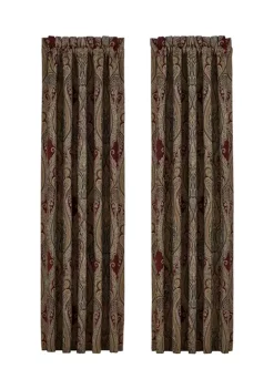 J. Queen New York ROUSSEAU 84" WINDOW PANEL PAIR 9 J. Queen New York ROUSSEAU 84" WINDOW PANEL PAIR -J. Queen New York Belk 1401