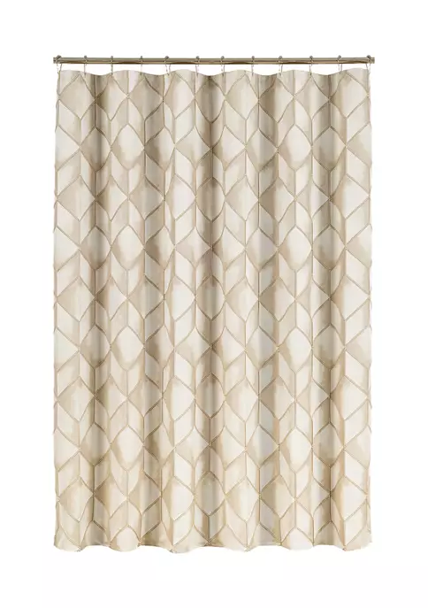 J. Queen New York Horizons Ivory Shower Curtain 4 J. Queen New York Horizons Ivory Shower Curtain - Image 2