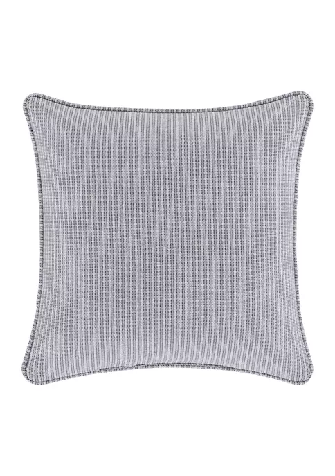 J. Queen New York Shore Navy 18 Inch Square Decorative Throw Pillow 4 J. Queen New York Shore Navy 18 Inch Square Decorative Throw Pillow - Image 2