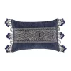 J. Queen New York Botticelli Navy Boudoir Decorative Throw Pillow -J. Queen New York Belk 1447