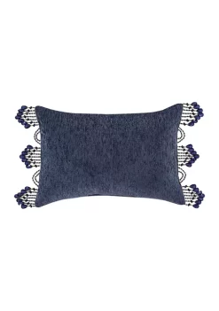 J. Queen New York Botticelli Navy Boudoir Decorative Throw Pillow -J. Queen New York Belk 1449