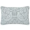 J. Queen New York Blue Garden Boudoir Decorative Throw Pillow