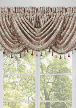 J. Queen New York Estonia Multi Window Waterfall Valance