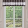 J. Queen New York Flint Charcoal Window Straight Valance -J. Queen New York Belk 1585