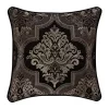 J. Queen New York Windham Black 20 Inch Square Decorative Throw Pillow -J. Queen New York Belk 1588