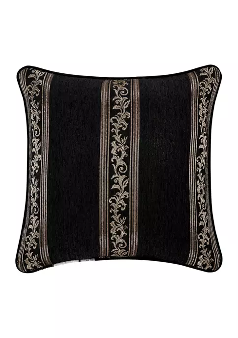 J. Queen New York Windham Black 20 Inch Square Decorative Throw Pillow 5 J. Queen New York Windham Black 20 Inch Square Decorative Throw Pillow - Image 3