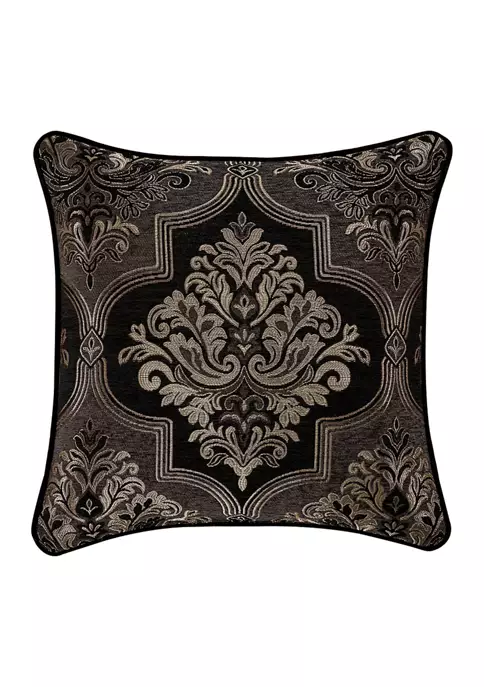 J. Queen New York Windham Black 20 Inch Square Decorative Throw Pillow 6 J. Queen New York Windham Black 20 Inch Square Decorative Throw Pillow - Image 4