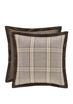 J. Queen New York Jaspen Gray Euro Sham