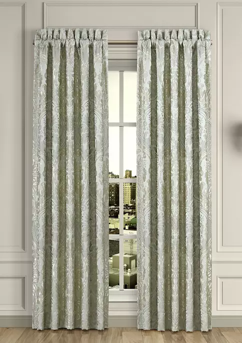 J. Queen New York Belgium Spa Window Panel Pair 3 J. Queen New York Belgium Spa Window Panel Pair