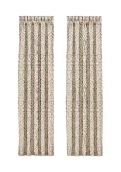 J. Queen New York Montpellier Window Panel Pair -J. Queen New York Belk 1674