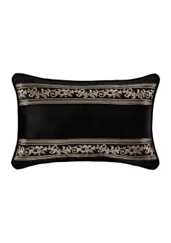 J. Queen New York Windham Black Boudoir Decorative Throw Pillow -J. Queen New York Belk 1681