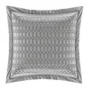 J. Queen New York Luxembourg Silver Euro Quilted Sham 1 J. Queen New York Luxembourg Silver Euro Quilted Sham -J. Queen New York Belk 1724