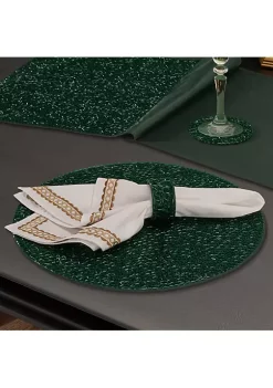 J. Queen New York SPARKLE NAPKIN RING 4PC. SET -J. Queen New York Belk 1747