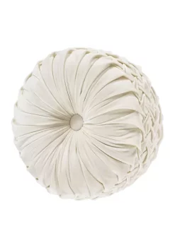 J. Queen New York Opulence Tufted Round Pillow
