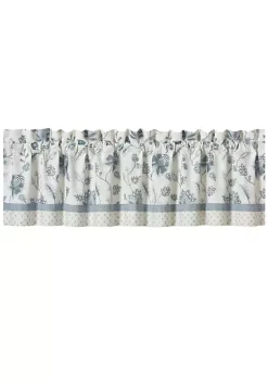 J. Queen New York BLUE GARDEN WINDOW STRAIGHT VALANCE -J. Queen New York Belk 1760