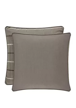 J. Queen New York Sutton Graphite Euro Sham