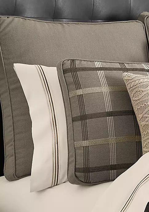 J. Queen New York Sutton Graphite Euro Sham 4 J. Queen New York Sutton Graphite Euro Sham - Image 2