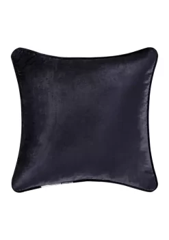 J. Queen New York Middlebury Indigo 18 Inch Square Embellished Decorative Throw Pillow -J. Queen New York Belk 1792