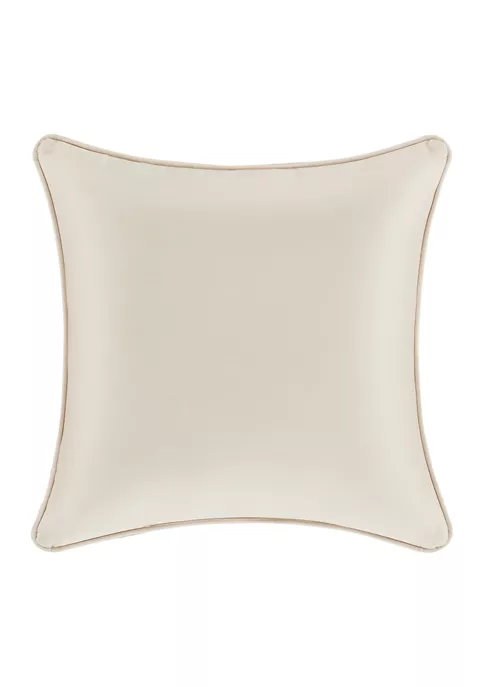 J. Queen New York Palm Beach Ivory 20 Inch Square Decorative Throw Pillow 4 J. Queen New York Palm Beach Ivory 20 Inch Square Decorative Throw Pillow - Image 2