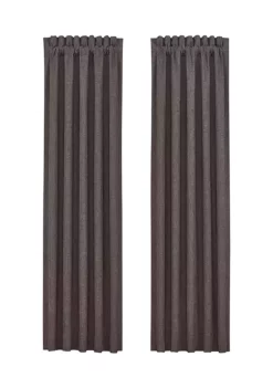 J. Queen New York Flint Charcoal 84 Inch Window Panel Pair 8 J. Queen New York Flint Charcoal 84 Inch Window Panel Pair -J. Queen New York Belk 1884