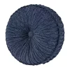 J. Queen New York Weston - Blue Tufted Round Decorative Throw Pillow 2 J. Queen New York Weston - Blue Tufted Round Decorative Throw Pillow -J. Queen New York Belk 2009