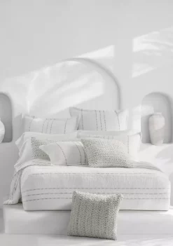 J. Queen New York Driftway Pillow Linen 18 Inch Square Decorative Throw Pillow -J. Queen New York Belk 2056