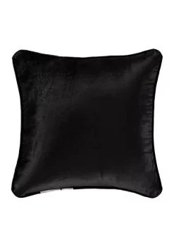 J. Queen New York Windham Black 18 Inch Square Embellished Decorative Throw Pillow -J. Queen New York Belk 2060