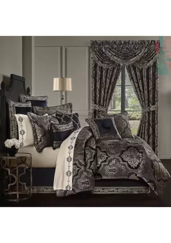 J. Queen New York Windham Black 18 Inch Square Embellished Decorative Throw Pillow -J. Queen New York Belk 2061