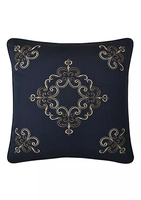 J. Queen New York Caruso 18" Square Embellished Decorative Throw Pillow 3 J. Queen New York Caruso 18" Square Embellished Decorative Throw Pillow