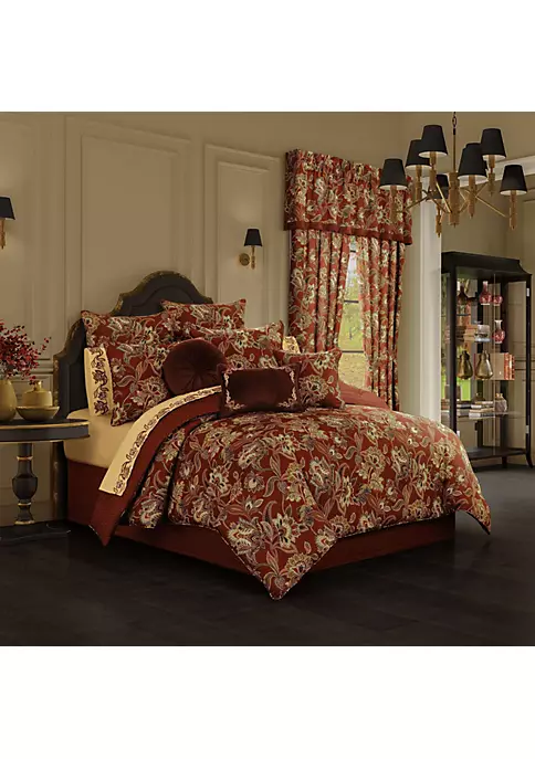 J. Queen New York Montecito - Red Boudoir Decorative Throw Pillow 4 J. Queen New York Montecito - Red Boudoir Decorative Throw Pillow - Image 2