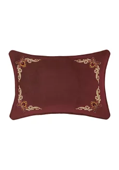 J. Queen New York Montecito - Red Boudoir Decorative Throw Pillow 7 J. Queen New York Montecito - Red Boudoir Decorative Throw Pillow -J. Queen New York Belk 2106
