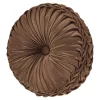 J. Queen New York Surano - Copper Tufted Round Pillow -J. Queen New York Belk 2148