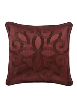 J. Queen New York Chianti 18" Square Embellished Decorative Throw Pillow -J. Queen New York Belk 2168