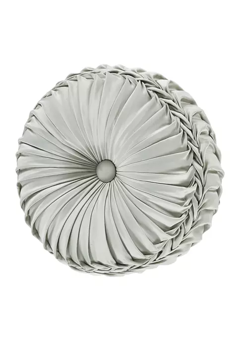 J. Queen New York Surano Tufted Round Pillow 3 J. Queen New York Surano Tufted Round Pillow