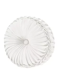 J. Queen New York Becco Tufted Round Decorative Pillow -J. Queen New York Belk 2232