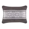 J. Queen New York Flint Charcoal Boudoir Decorative Throw Pillow -J. Queen New York Belk 2261
